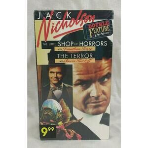 Jack Nicholson XX Feature - The Terror - The Little Shop of Horrors - VHS - New